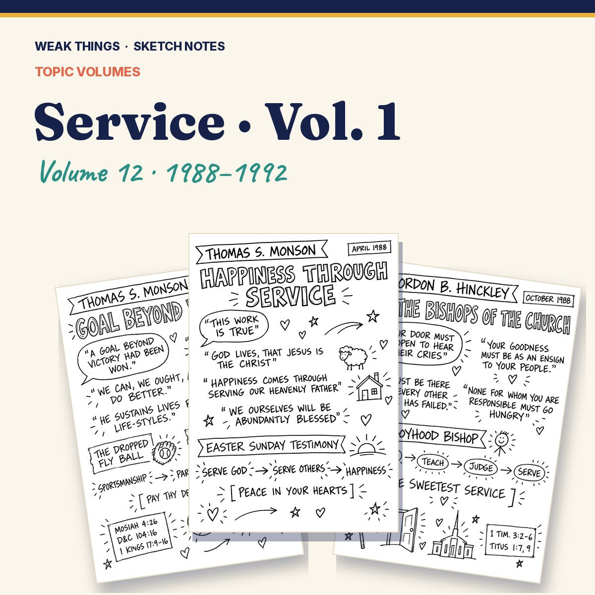 Service, Volume 12: 25 Conference Talks in Sketch Notes cover