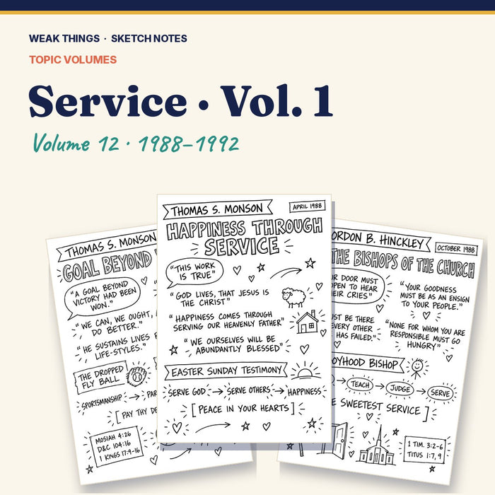 Service, Volume 12: 25 Conference Talks in Sketch Notes
