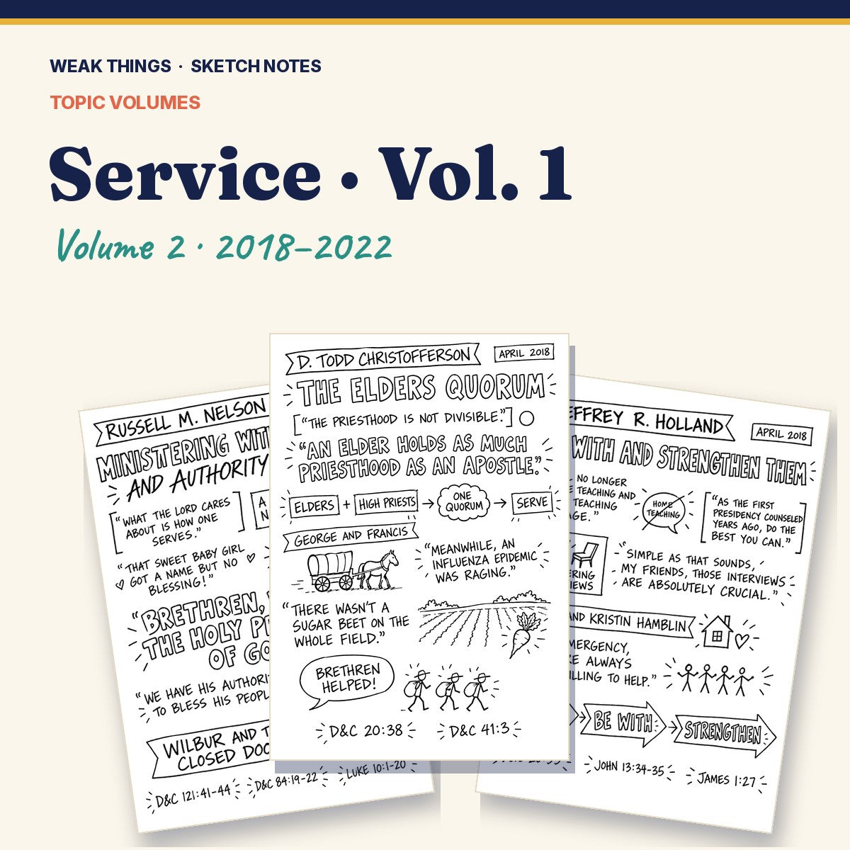 Service, Volume 2: 25 Conference Talks in Sketch Notes cover