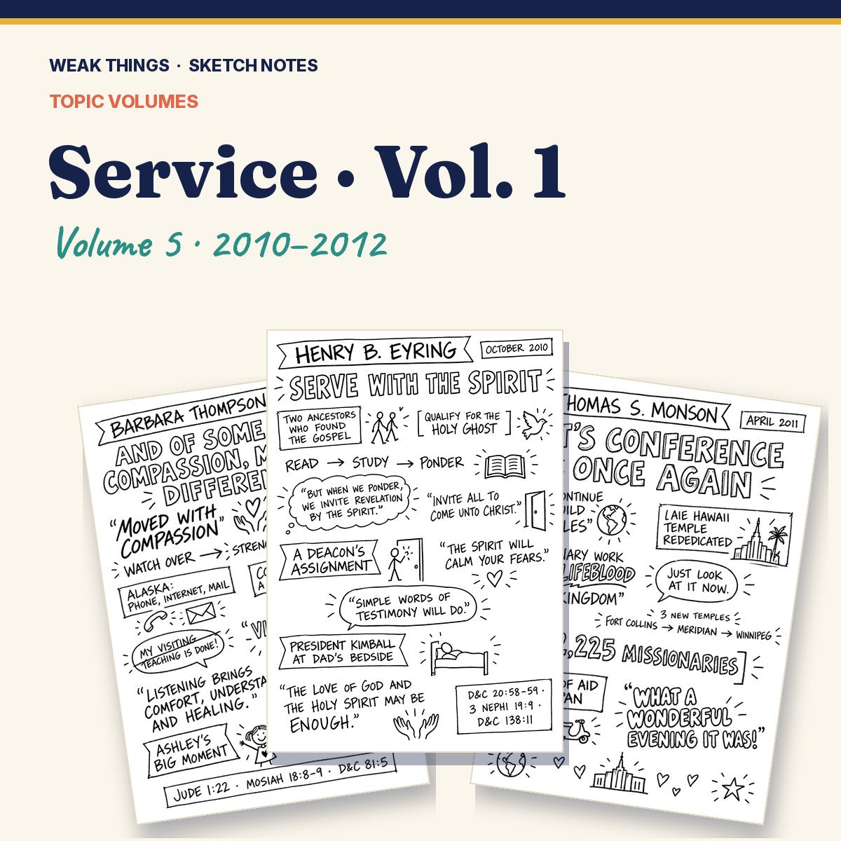 Service, Volume 5: 25 Conference Talks in Sketch Notes cover