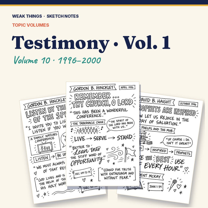 Testimony, Volume 10: 25 Conference Talks in Sketch Notes