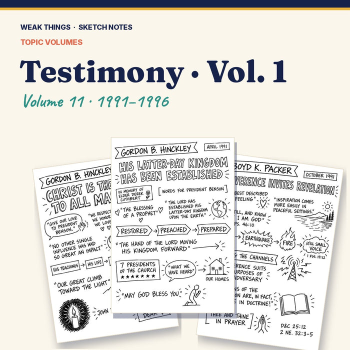 Testimony, Volume 11: 25 Conference Talks in Sketch Notes