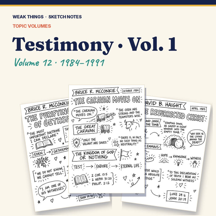 Testimony, Volume 12: 25 Conference Talks in Sketch Notes