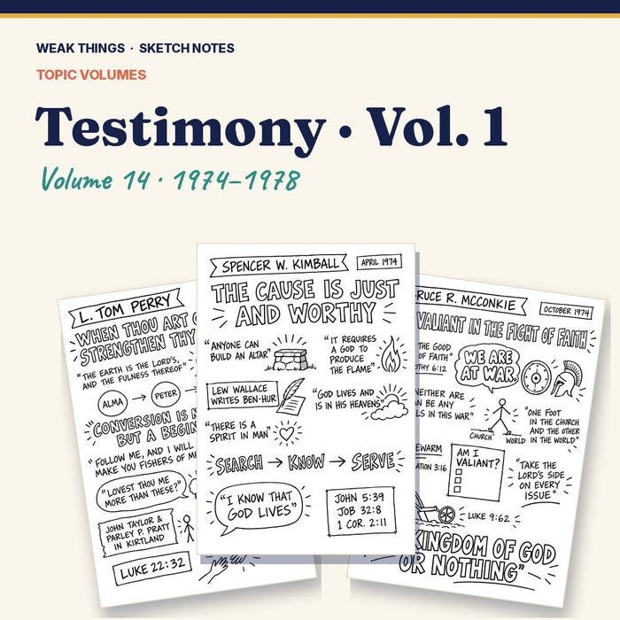 Testimony, Volume 14: 25 Conference Talks in Sketch Notes