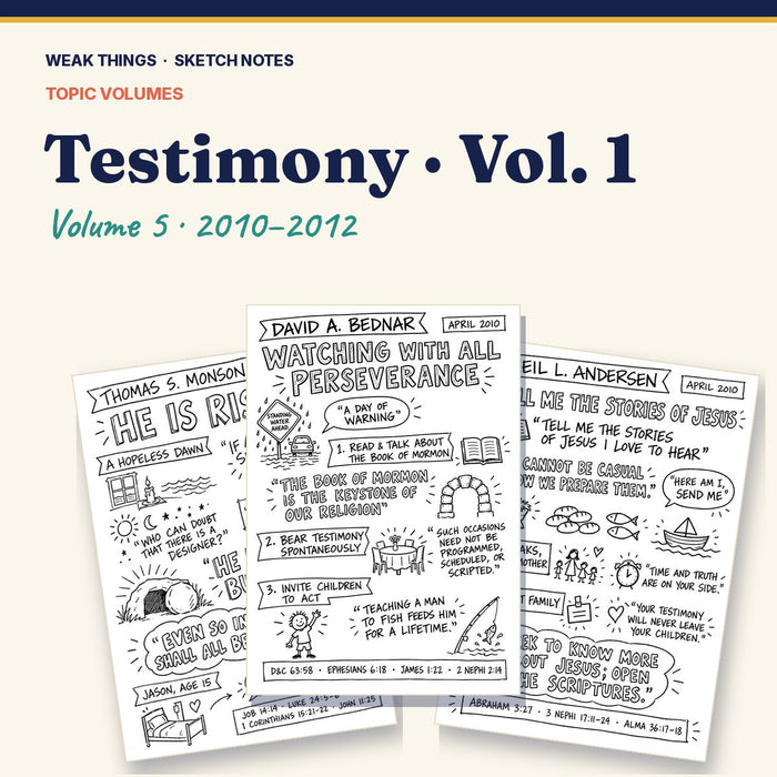Testimony, Volume 5: 25 Conference Talks in Sketch Notes