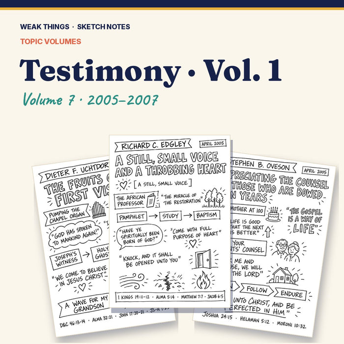 Testimony, Volume 7: 25 Conference Talks in Sketch Notes