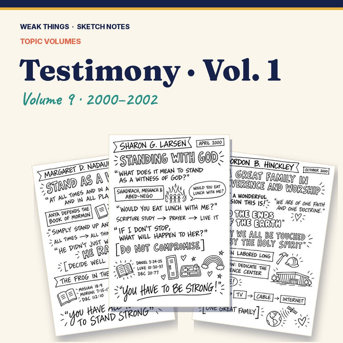 Testimony, Volume 9: 25 Conference Talks in Sketch Notes