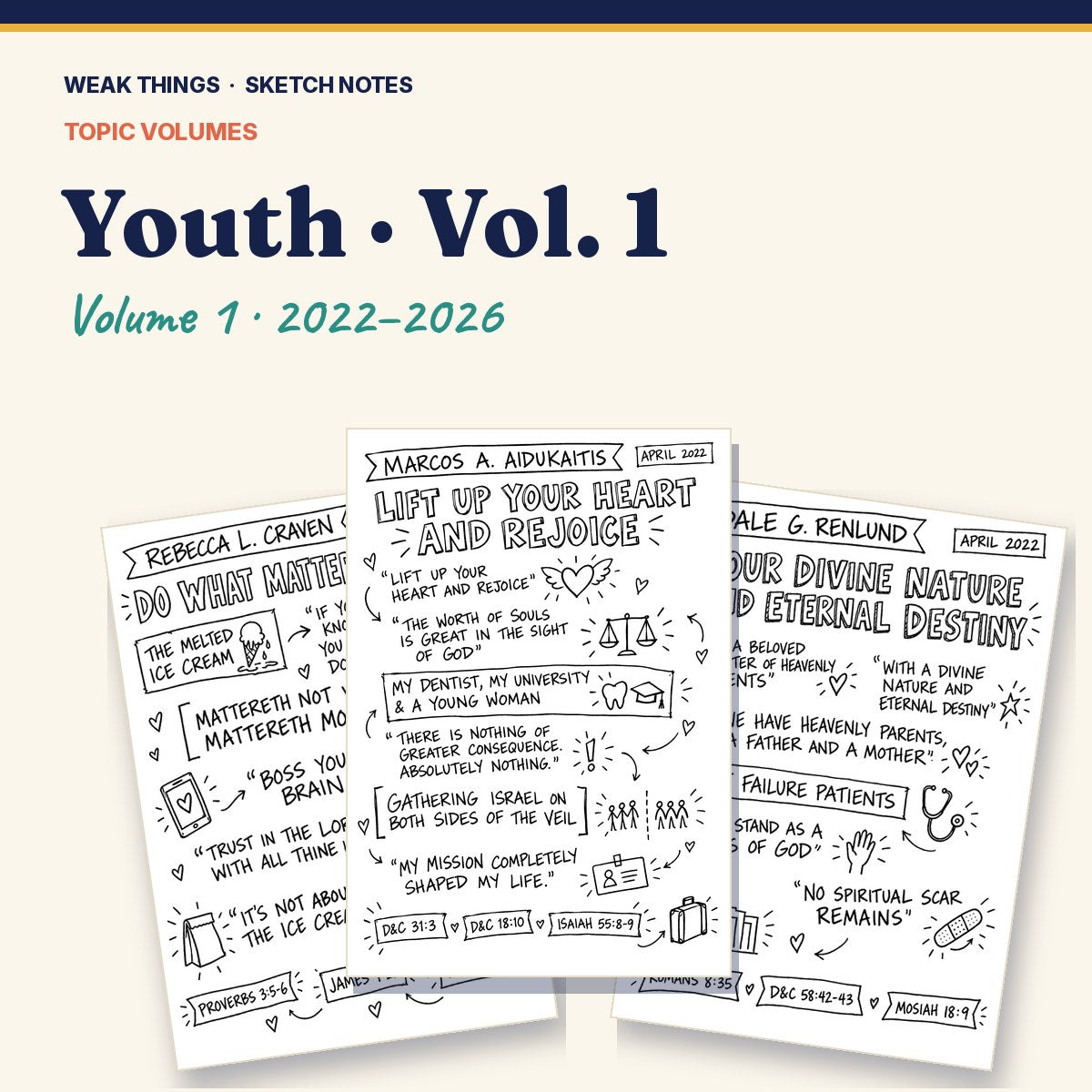 Youth, Volume 1: 25 Conference Talks in Sketch Notes cover