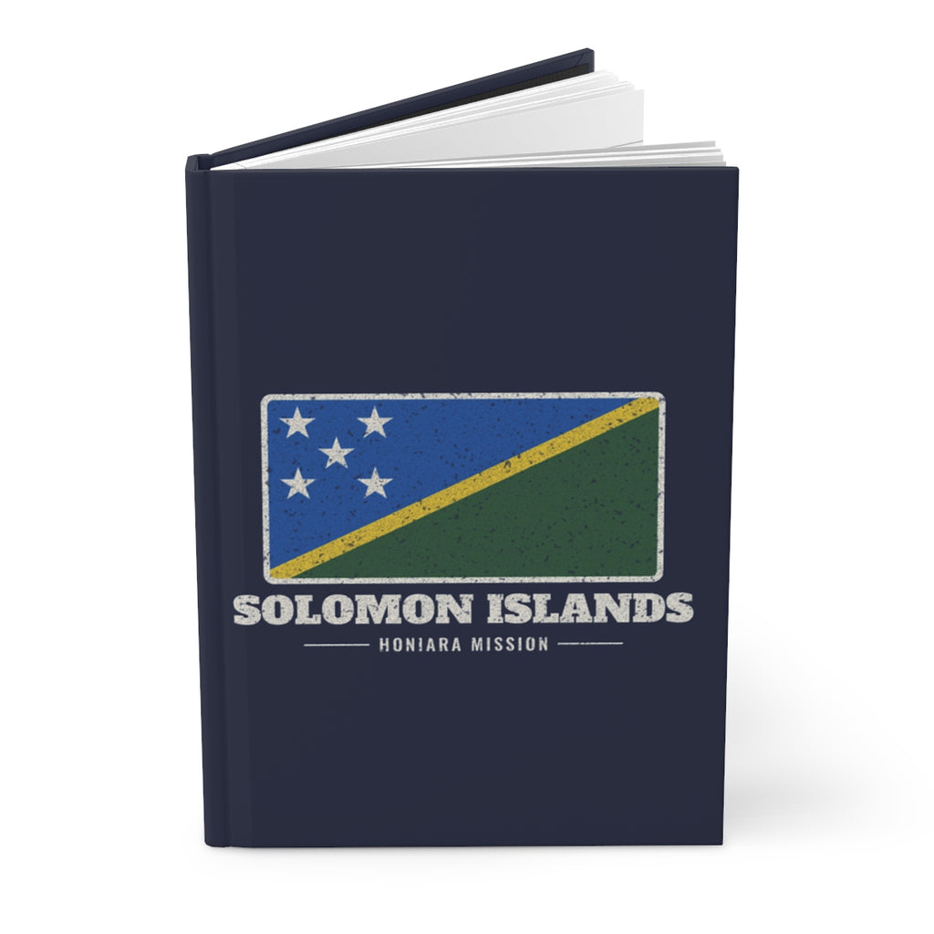 Solomon Islands Honiara Mission flag map journal by Weak Things view 3