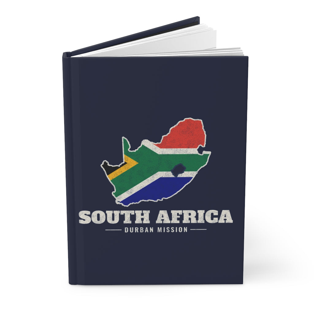 South Africa Durban Mission flag map journal by Weak Things view 3
