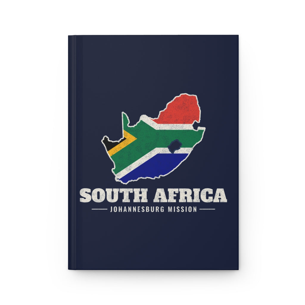 South Africa Johannesburg Mission flag map journal by Weak Things