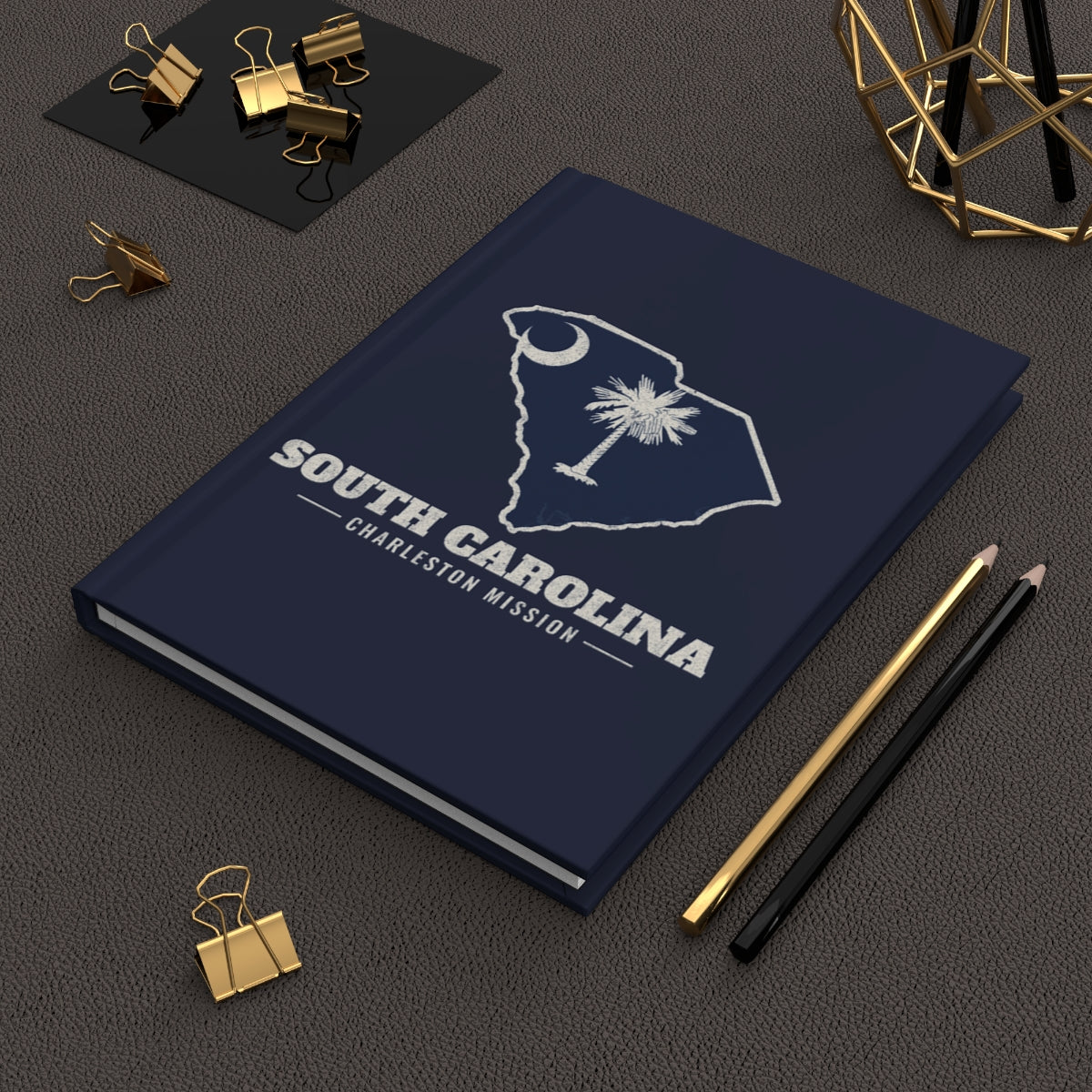 South Carolina Charleston Mission flag map journal by Weak Things view 2