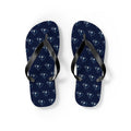 South Carolina Mission flag map flip flops by Weak Things view 2
