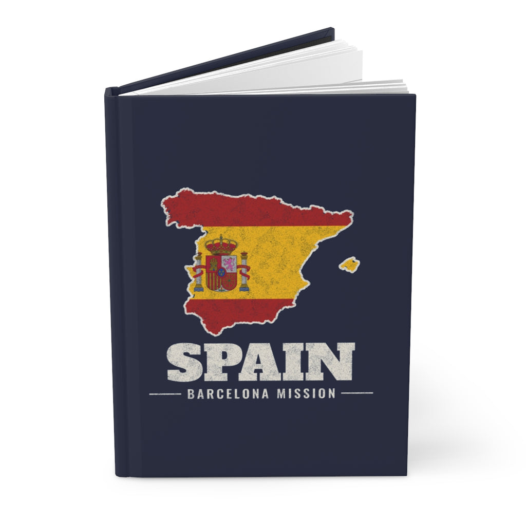 Spain Barcelona Mission flag map journal by Weak Things view 3
