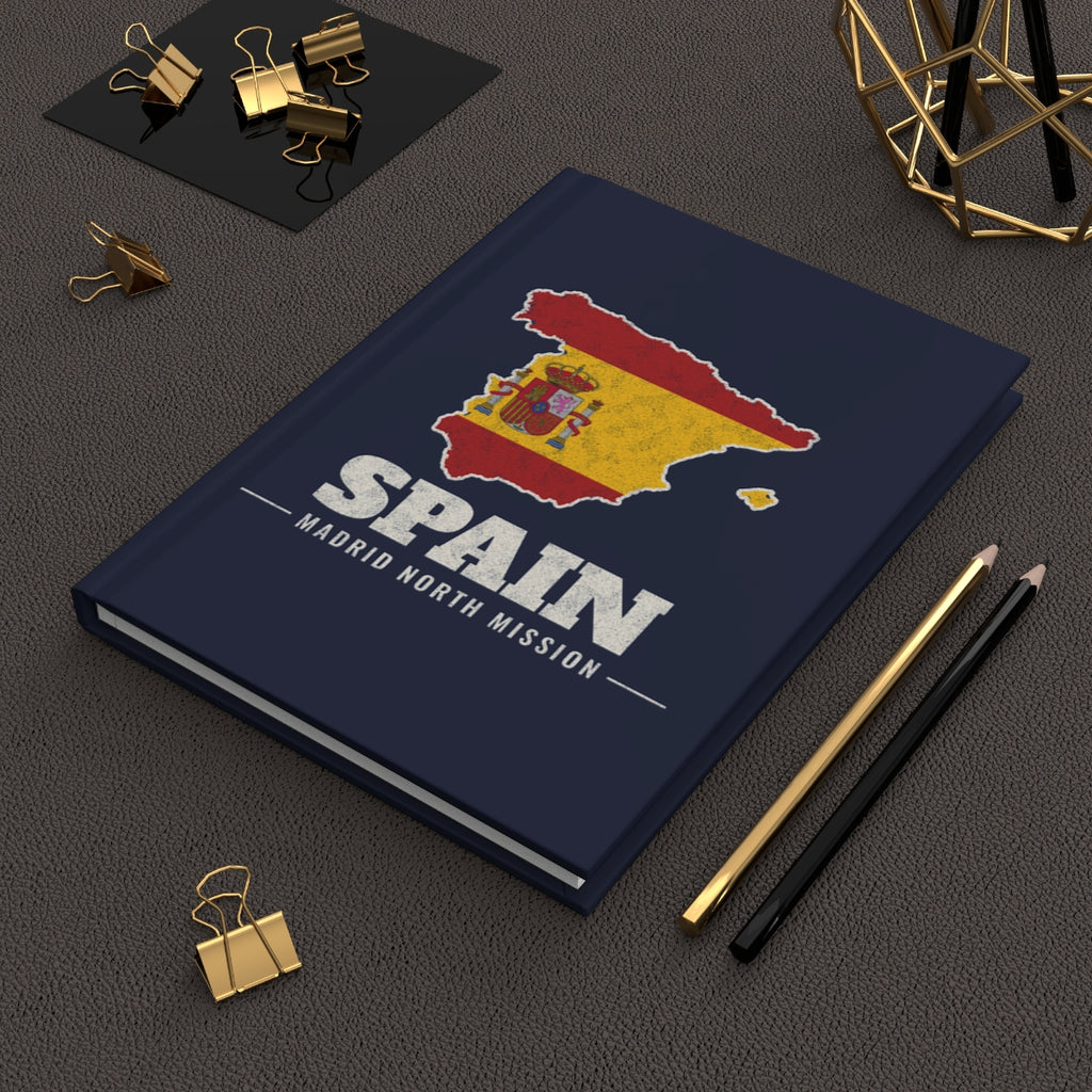 Spain Madrid North Mission flag map journal by Weak Things view 2