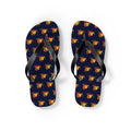 Spain Mission flag map flip flops by Weak Things view 2