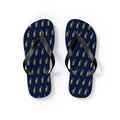 Sweden Mission flag map flip flops by Weak Things view 2