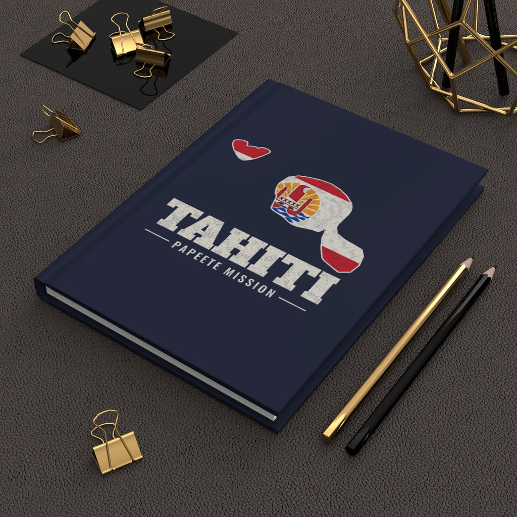Tahiti Papeete Mission flag map journal by Weak Things view 2
