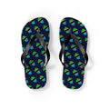 Tanzania Mission flag map flip flops by Weak Things view 2