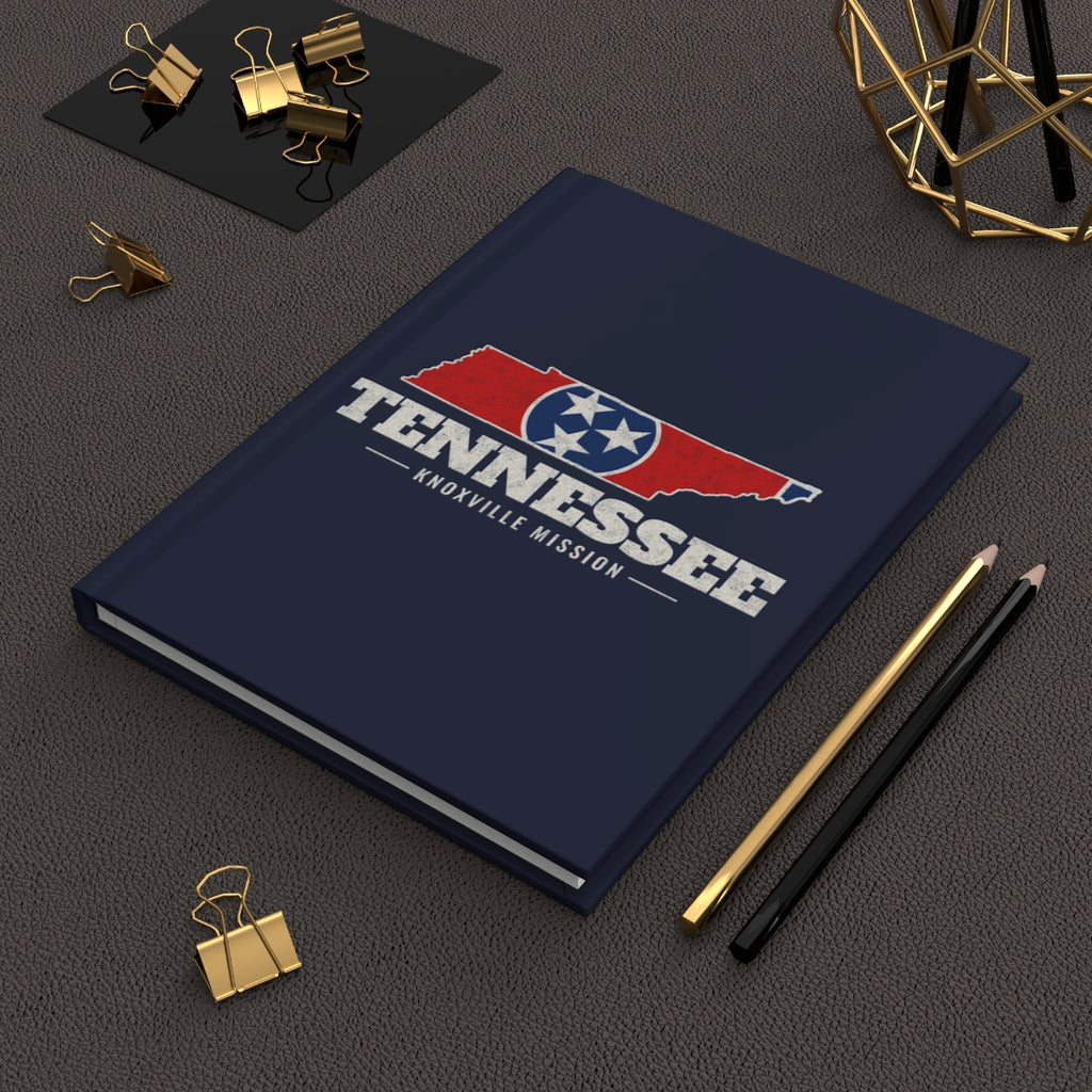 Tennessee Knoxville Mission flag map journal by Weak Things view 2