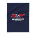 Tennessee Nashville Mission flag map fleece blanket by Weak Things