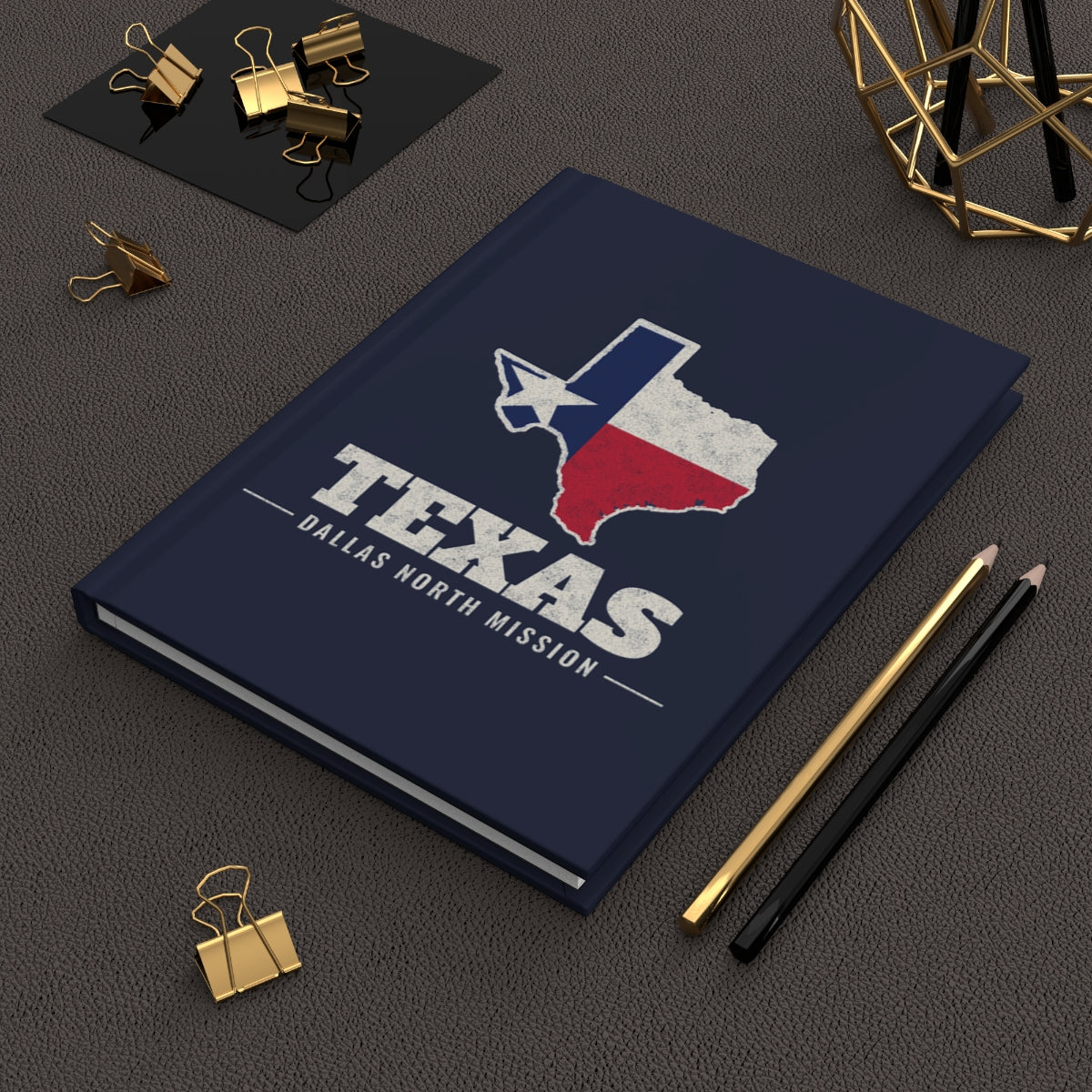 Texas Dallas North Mission flag map journal by Weak Things view 2