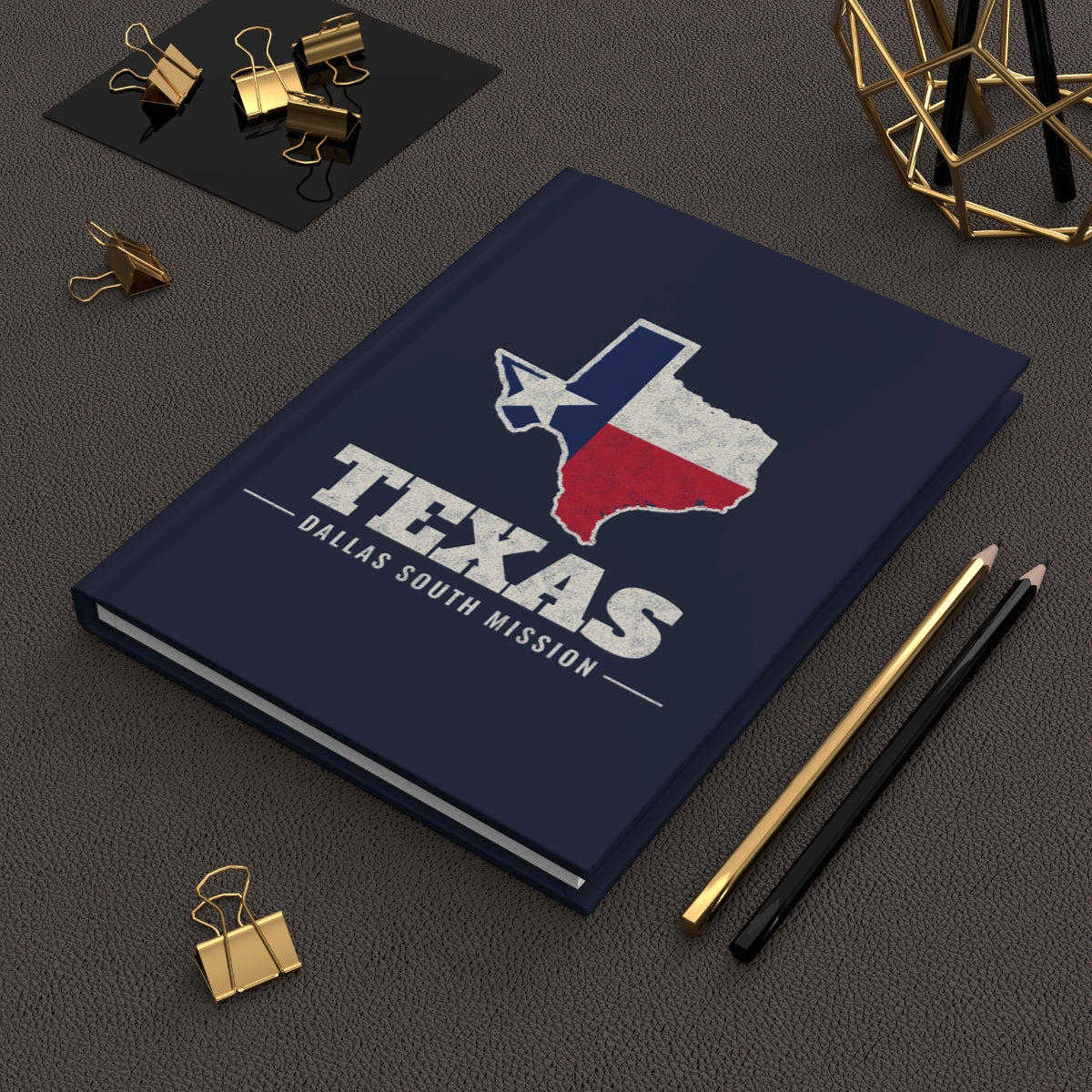 Texas Dallas South Mission flag map journal by Weak Things view 2