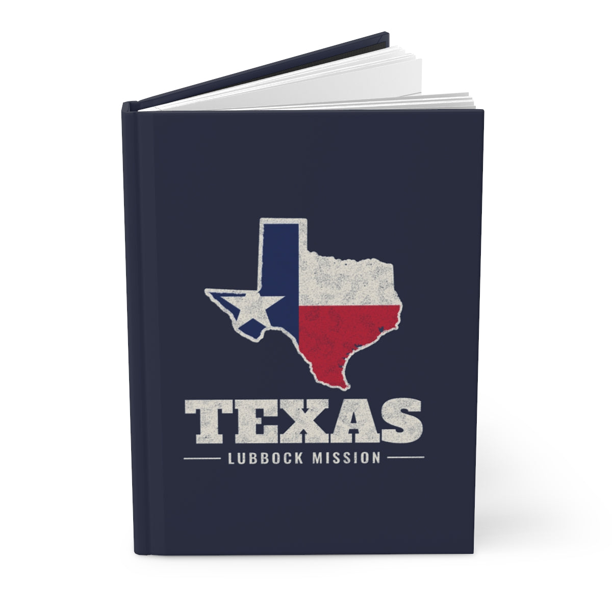 Texas Lubbock Mission flag map journal by Weak Things view 3