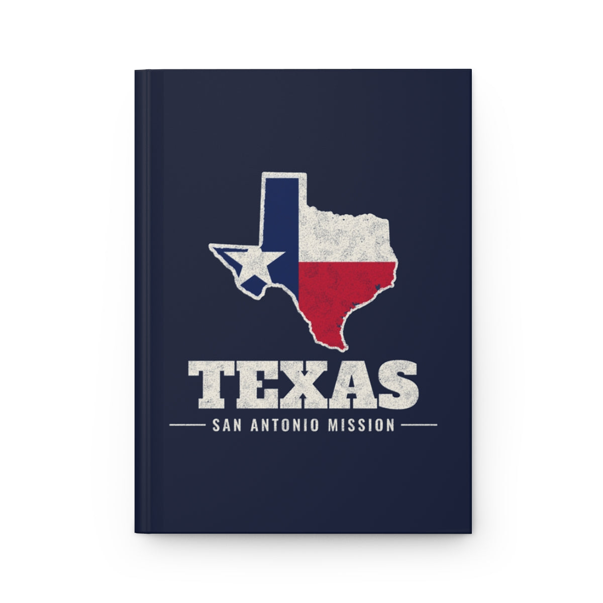 Texas San Antonio Mission flag map journal by Weak Things