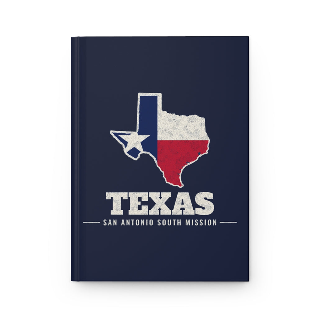 Texas San Antonio South Mission flag map journal by Weak Things