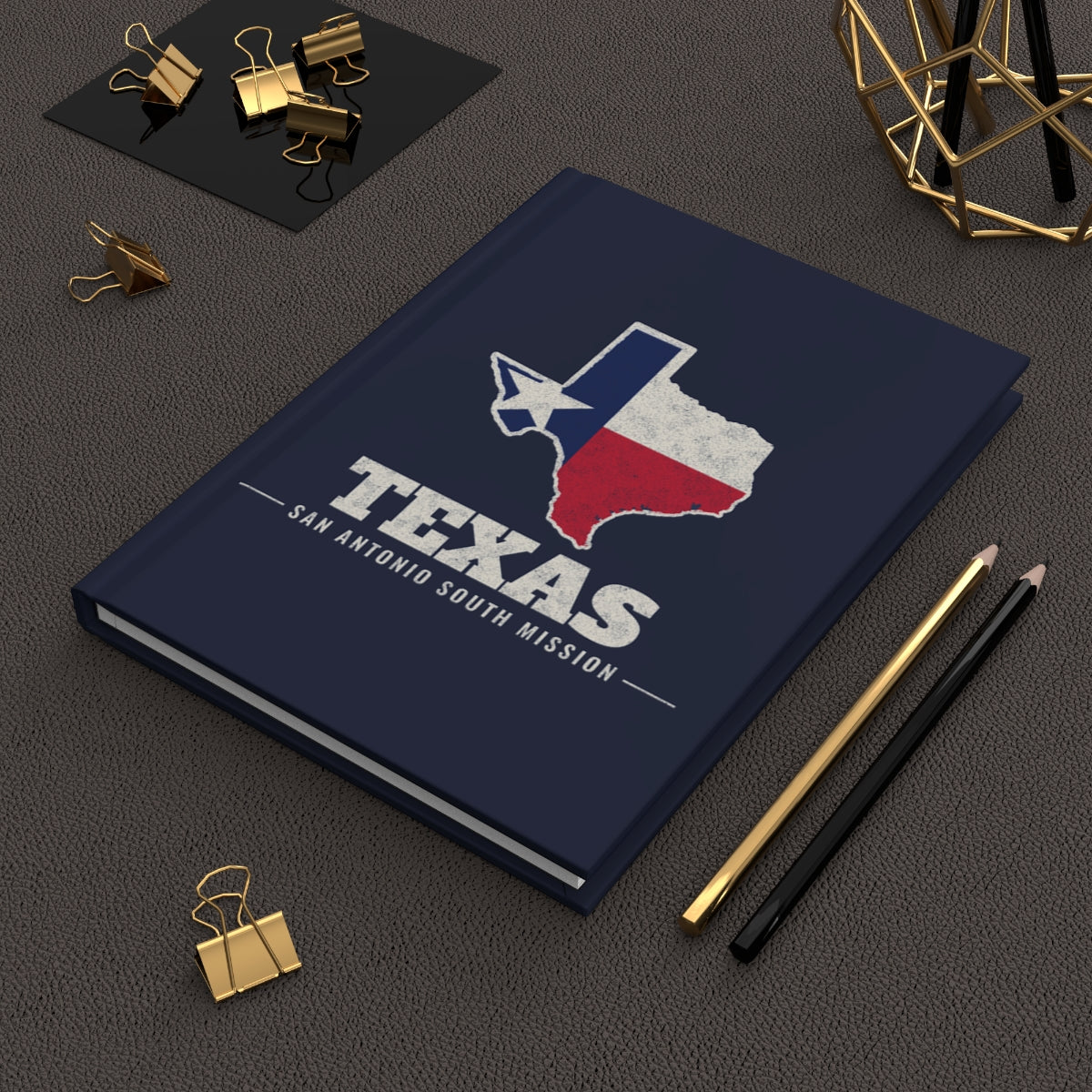 Texas San Antonio South Mission flag map journal by Weak Things view 2