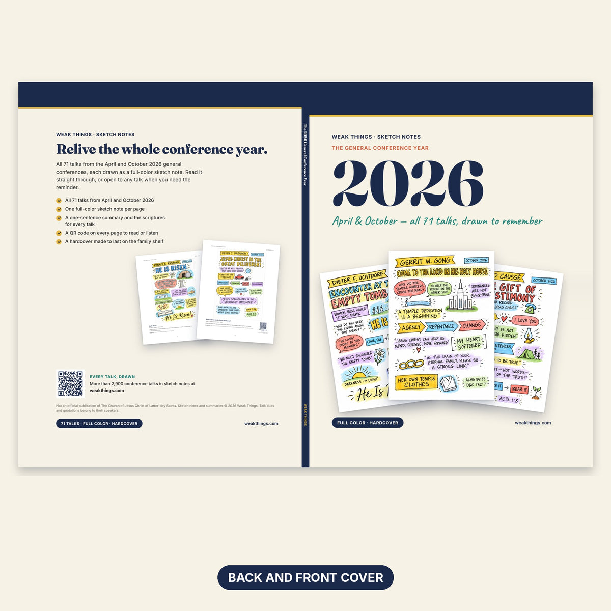 The 2026 General Conference Year back and front cover