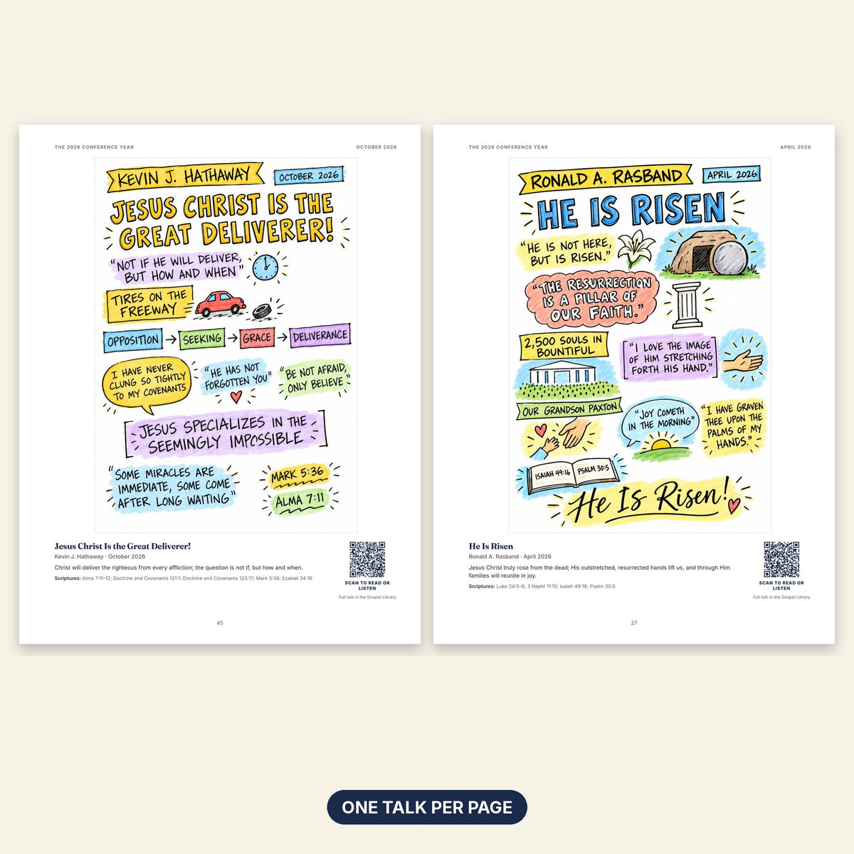 The 2026 General Conference Year sample pages