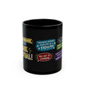 Think Celestial! Sketch Note Black Mug — Russell M. Nelson
