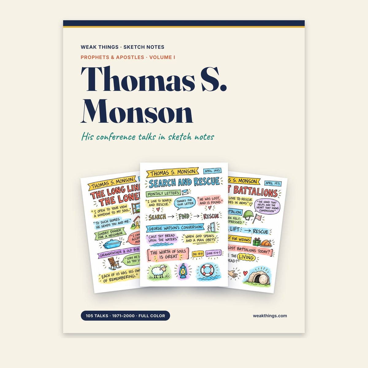 Thomas S. Monson Volume I front cover