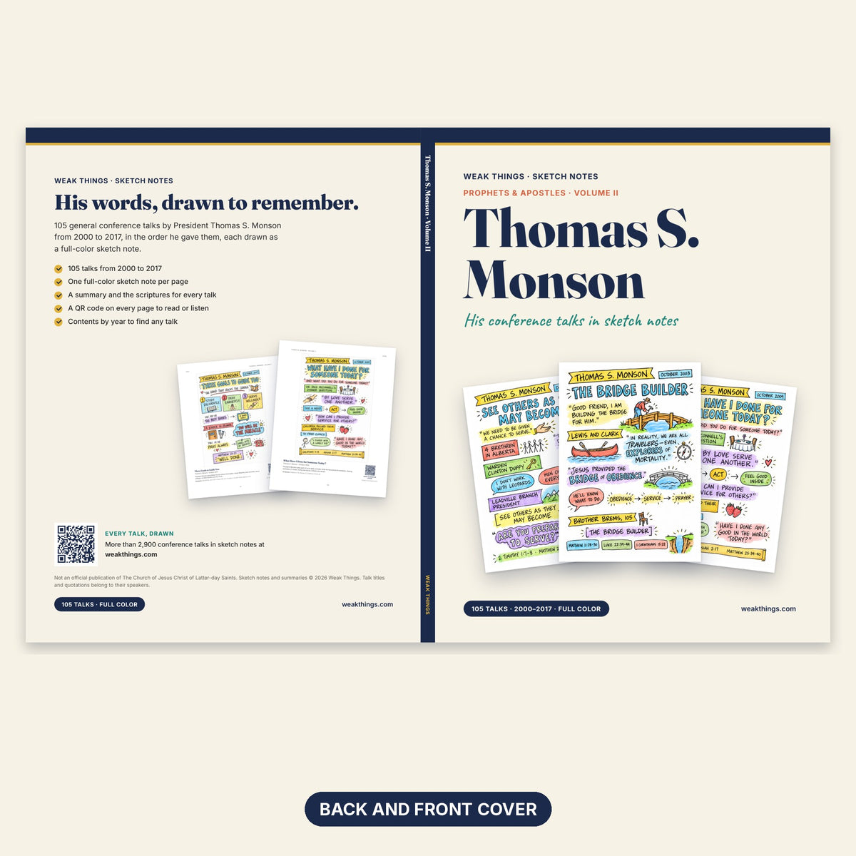 Thomas S. Monson Volume II back and front cover
