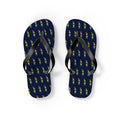 Togo Mission flag map flip flops by Weak Things view 2