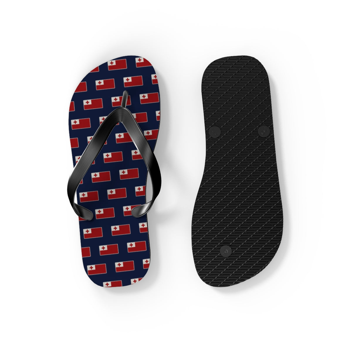 Tonga Mission flag map flip flops by Weak Things view 4