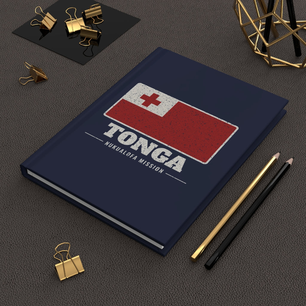 Tonga Nukualofa Mission flag map journal by Weak Things view 2
