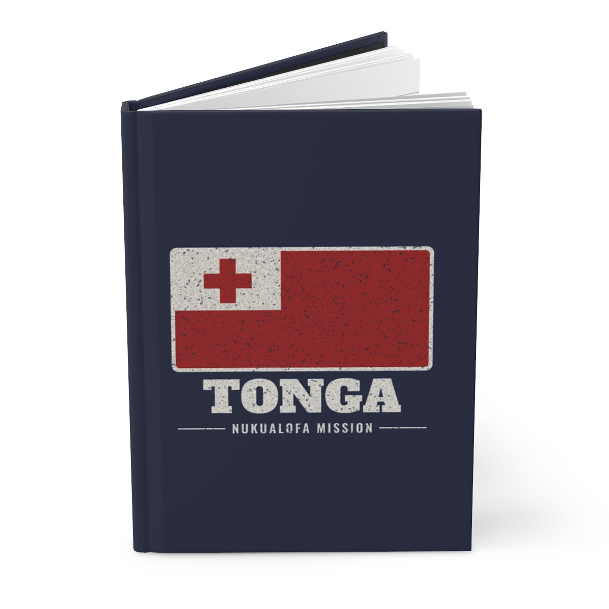 Tonga Nukualofa Mission flag map journal by Weak Things view 3