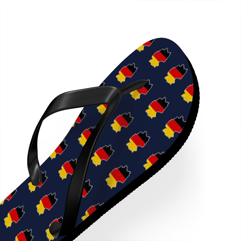 Turkey Mission flag map flip flops by Weak Things view 3