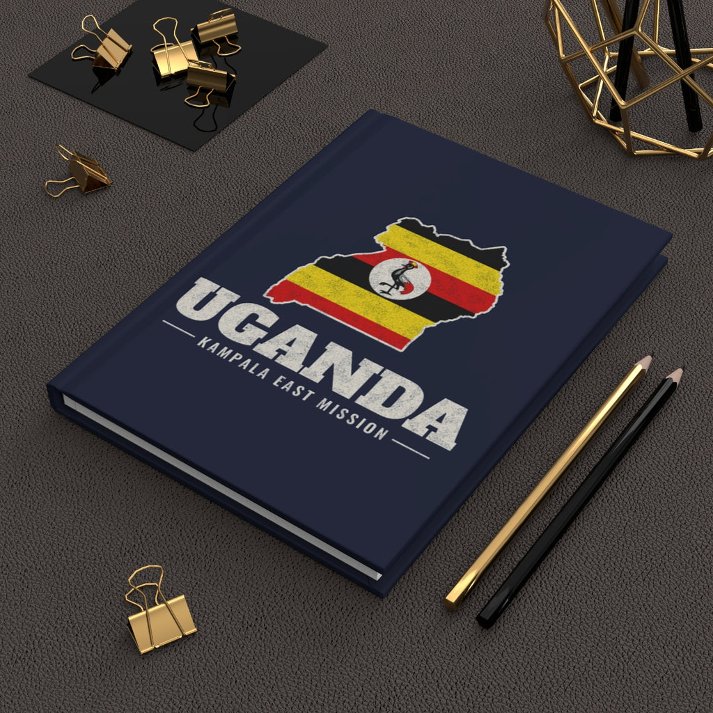 Uganda Kampala East Mission flag map journal by Weak Things view 2