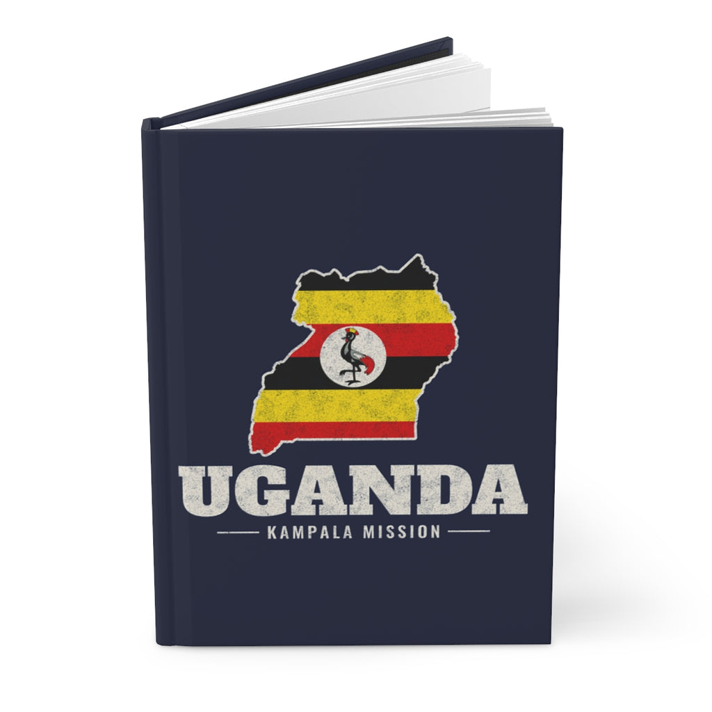 Uganda Kampala Mission flag map journal by Weak Things view 3