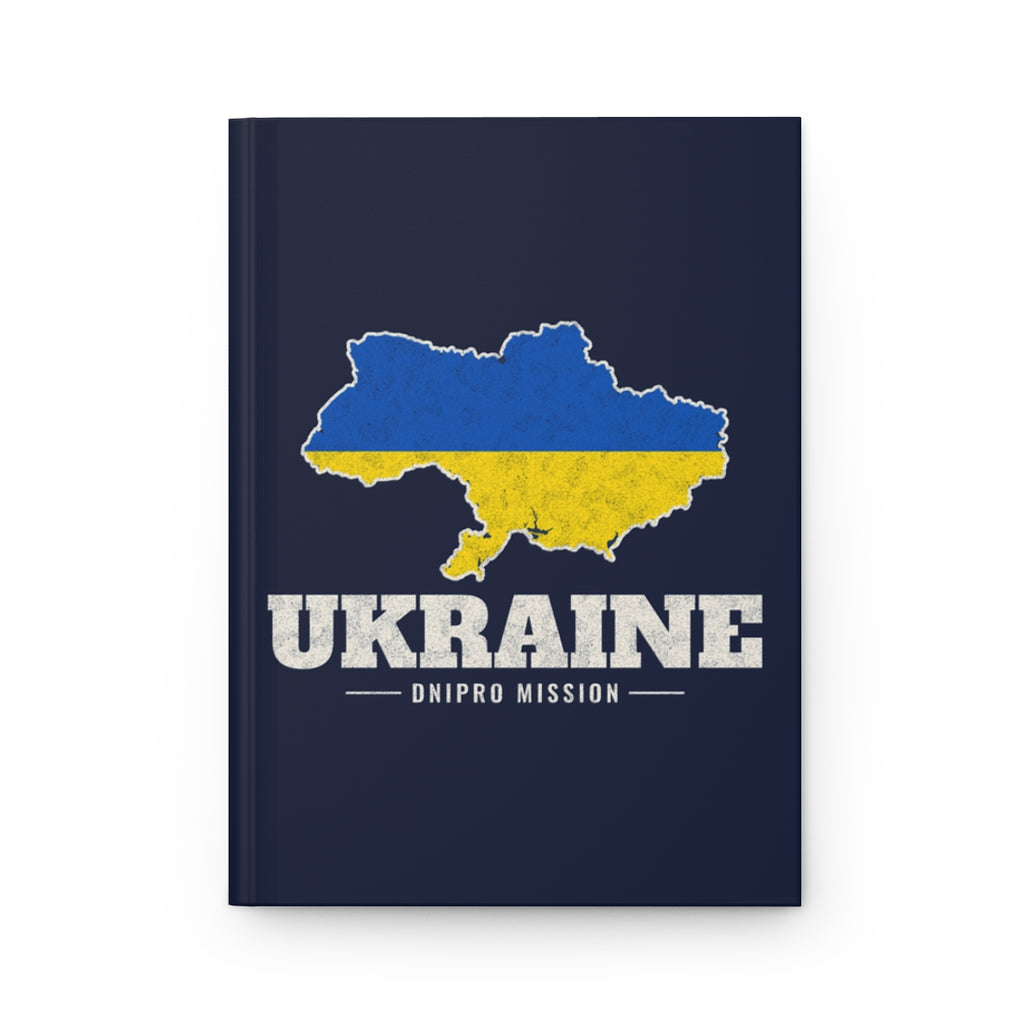 Ukraine Dnipro Mission flag map journal by Weak Things