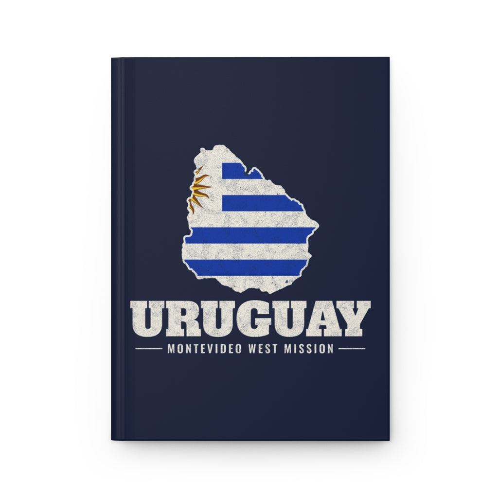 Uruguay Montevideo West Mission flag map journal by Weak Things