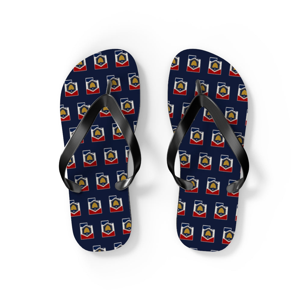 Utah Mission flag map flip flops by Weak Things view 2