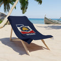 Utah Orem Mission flag map beach towel by Weak Things