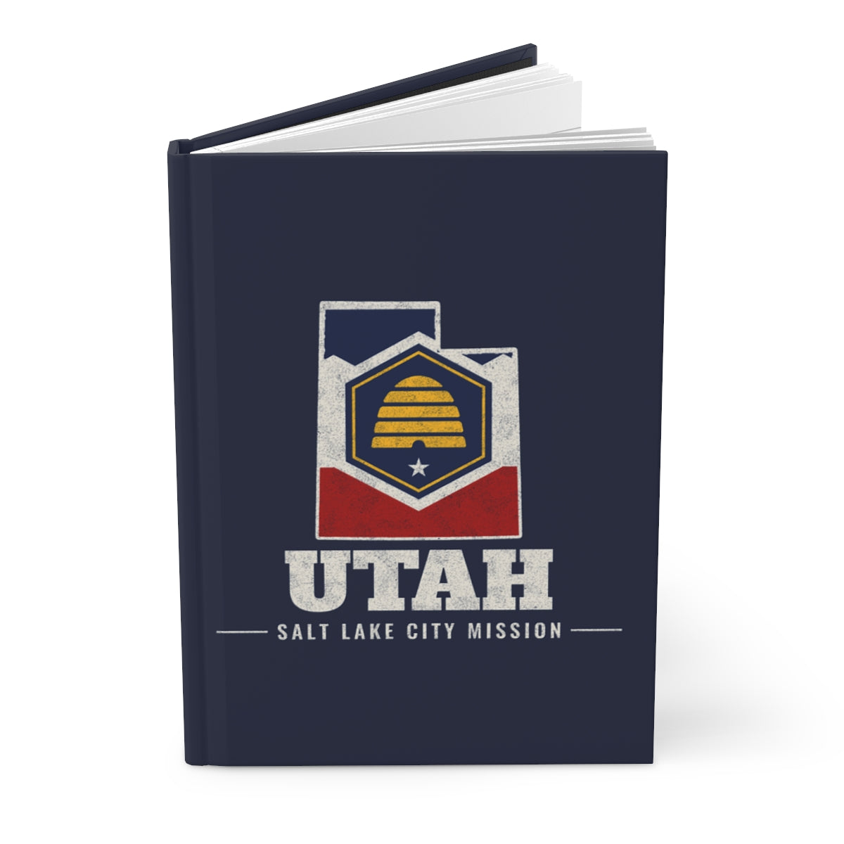 Utah Salt Lake City Mission flag map journal by Weak Things view 3