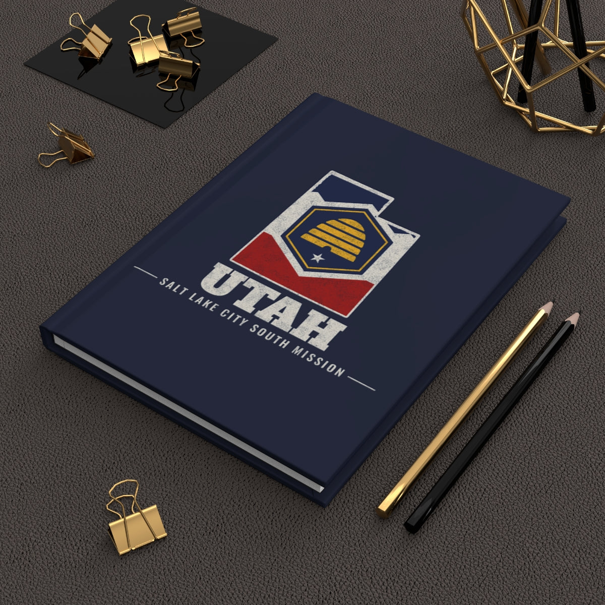Utah Salt Lake City South Mission flag map journal by Weak Things view 2