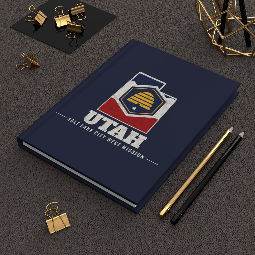 Utah Salt Lake City West Mission flag map journal by Weak Things view 2